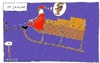 Cartoon: Im Januar (small) by Müller tagged weihnachtsmann,santa,claus,januar,january,amazon