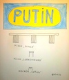 Cartoon: Putin Tisch Scholz (small) by Müller tagged putin,russland,scholz,lukaschenko,tisch,hocker,satan