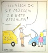 Cartoon: Technisch OK (small) by Müller tagged adac,panne,rate
