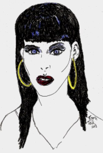 Cartoon: Nelly Furtado (medium) by Toonstalk tagged celebrity,songbird,pop,musician,performer,singer