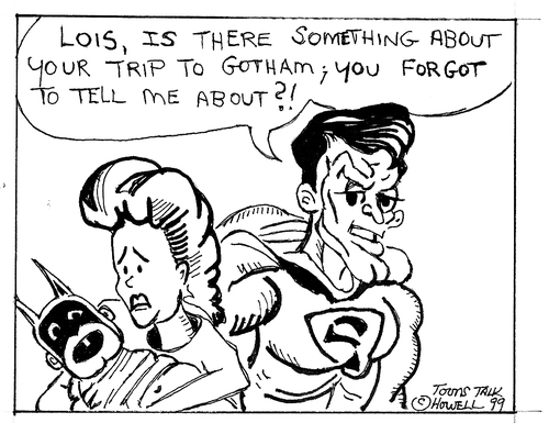 Cartoon: SUPER DUPER PROBLEMS (medium) by Toonstalk tagged cheating,superman,lois,baby