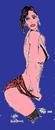 Cartoon: Ka Boom (small) by Toonstalk tagged model,sexy,lingerie,erotica,sensual,blue