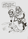 Cartoon: WOLF ON THE BEACH (small) by Toonstalk tagged bikkini sexy girl wolf suntanning lotion