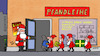 Cartoon: Weihnachten 2024 (small) by tiefenbewohner tagged weihnachten,xmas,wichtel,geldnot,pfand,weihnachtsmann,geschenke,gebäude