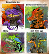 Cartoon: Venom bikers (small) by Garvals tagged dinosaur biker