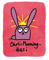 Cartoon: Hasi 65 (small) by schwoe tagged hasi,hase,morgen,sonne,morgensonne,early,morning