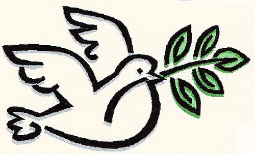 Cartoon: PAX (medium) by RnRicco tagged dove,pidgeon,peace,branch,twig,olive