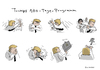 Cartoon: Trumps 100-Tage-Programm (small) by H Mercker tagged trump,politik,tagesaktuell,cartoon,100,tage,programm,usa,vereinigte,staaten,amerika,wahl,2016