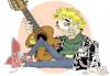 Cartoon: Guitar (small) by Luiso tagged music