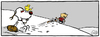 Cartoon: Peanuts and Calvin and Hobbes (small) by gud tagged peanuts,calvin,and,hobbes,comics