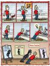 Cartoon: Michael JAckson cartoon (small) by corne tagged comic strip michael jackson how learn dance his moon walk