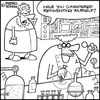 Cartoon: Inventions (small) by Piero Tonin tagged piero,tonin,marriage,husband,wife,nagging,couple,relationship,relationships,invention,inventions,inventor,inventors,reinvent,reinventing