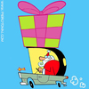 Cartoon: Santa Car (small) by Piero Tonin tagged merry christmas buon natale feliz navidad joyeux no