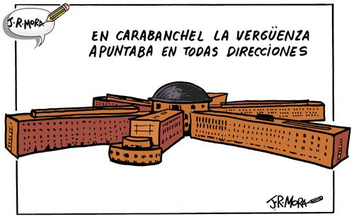 Cartoon: carcel de Carabanchel (medium) by jrmora tagged carcel,carabanchel,prision,madrid
