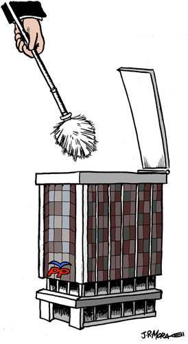 Cartoon: Gürtel (medium) by jrmora tagged gurtal,pp,spain,corruption