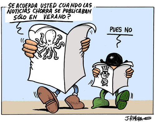 Cartoon: Noticias tontas (medium) by jrmora tagged pulpo,paul,tv,tonterias