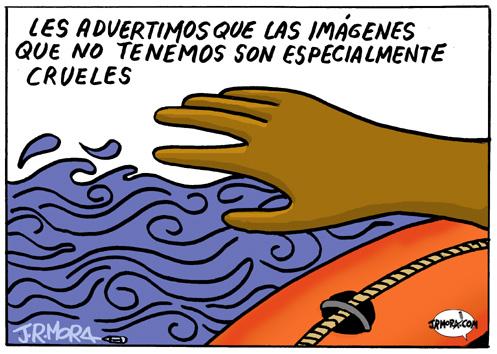 Cartoon: Pateras (medium) by jrmora tagged inmigracion,patera,cayuco,pobreza,viaje,marruecos
