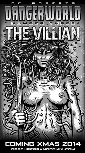 Cartoon: The Villian (medium) by monsterzero tagged villian,comic,scifi