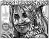 Cartoon: Happy Thanksgiving! (small) by monsterzero tagged zombie,holiday,thanksgiving