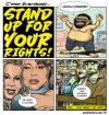 Cartoon: stand up! (small) by monsterzero tagged freedom,human,rights,cookie,zombies,dames,fat,guys,