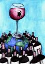 Cartoon: Lost Alcohol (small) by BenHeine tagged poem,alcoholism,wine,assuetude,dependance,world,lost,blood,man,sit,bottles,red,high,tipsy,happiness,glass,verre,transparent,atmosphere,perdu,spirit,earth,terre,gather,rassembler,group,continents,anonym,alone,ben,heine,