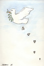 Cartoon: Bomben für den Frieden?? (small) by kocki tagged politik bomben krieg afghanistan friedenstaube