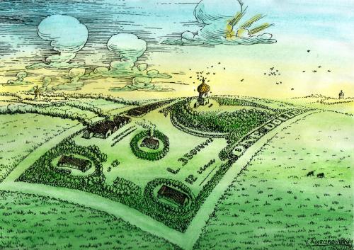 Cartoon: DOLLAR LAND (medium) by Kazanevski tagged no