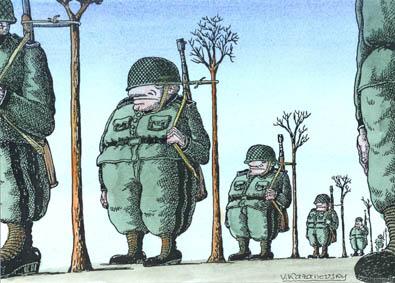 Cartoon: Soldiers (medium) by Kazanevski tagged no,tags