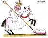 Cartoon: Pope fights the Evil Condom (small) by Christo Komarnitski tagged pope africa aids
