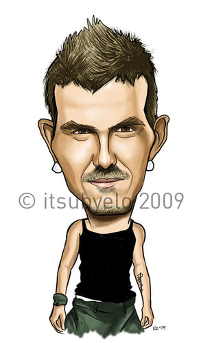 Cartoon: My favorite football stars (medium) by elo tagged rooney,ronaldo,beckham,anelka,lampard,gerrard,football,caricatures,india,elo,messi,ferguson