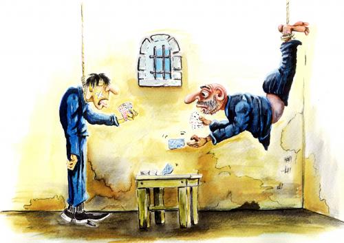 Cartoon: Life imprisonment (medium) by bytoth tagged cartoo,