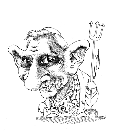 Cartoon: Antichsit Superstar Ratzinger (medium) by Fredy tagged ratzinger,catholics,vatican