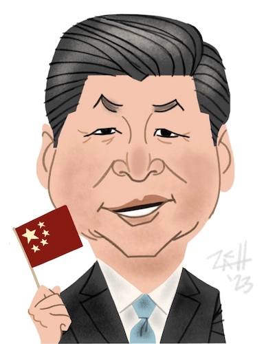Cartoon: Xi Jinping (medium) by Zach tagged xi,jinping,china,caricature