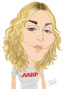 Cartoon: Madonna (small) by Zach tagged madonna,entertainers,caricature