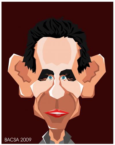 Cartoon: Ben Stiller (medium) by bacsa tagged ben,stiller