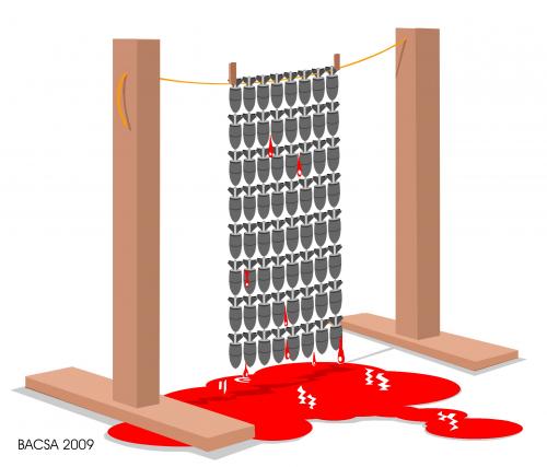 Cartoon: Carpet Bomb (medium) by bacsa tagged carpet,bomb