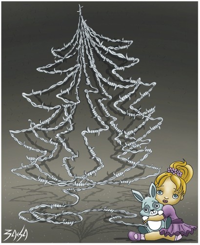 Cartoon: Christmas (medium) by bacsa tagged christmas