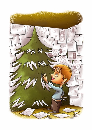 Cartoon: Christmas (medium) by bacsa tagged christmas