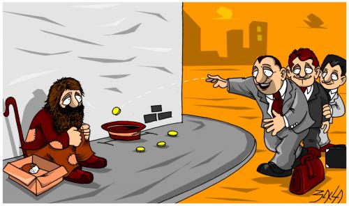 Cartoon: game (medium) by bacsa tagged game