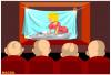 Cartoon: cinema (small) by bacsa tagged cinema