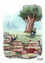 Cartoon: Enviroment (small) by bacsa tagged enviroment