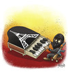 Cartoon: NO COMMENT (small) by bacsa tagged no comment