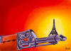 Cartoon: Paris (small) by bacsa tagged paris