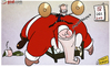 Cartoon: Christmas comes early 4 Sneijder (small) by omomani tagged christmas elve inter milan santa claus sneijder