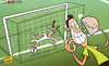 Cartoon: Hapless fifth official (small) by omomani tagged england,euro,2012,john,terry,ukraine