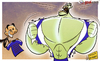 Cartoon: Hulk eyes Chelsea move (small) by omomani tagged chelsea,di,matteo,hulk,porto