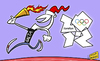 Cartoon: Jimmy Jump at the Olympics (small) by omomani tagged jimmy,jump,london,2012,olympic