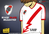 Cartoon: River Plate down (small) by omomani tagged river,plate,argentina,primera