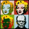 Cartoon: The beauty and the beast (small) by willemrasingart tagged andy,warhol,