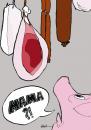 Cartoon: surprised piglet (small) by andart tagged meat piglet surprise mami